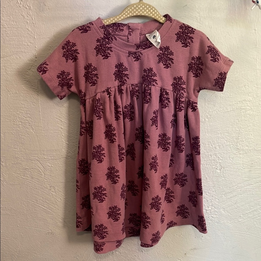 Kate Quinn Pink Floral Short Sleeve Dress
